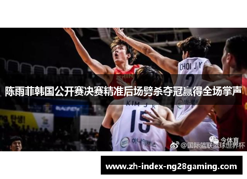陈雨菲韩国公开赛决赛精准后场劈杀夺冠赢得全场掌声