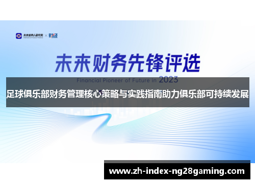 足球俱乐部财务管理核心策略与实践指南助力俱乐部可持续发展